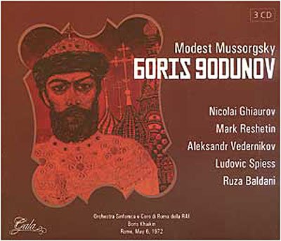 Cover for Modest Mussorgsky  · Boris Godunov (CD)