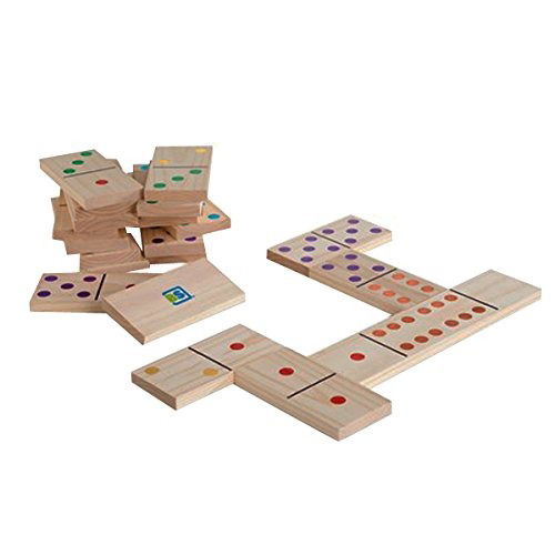 Cover for BS Toys · BS Toys Mega Houten Domino Spel 28dlg. (Zabawki)