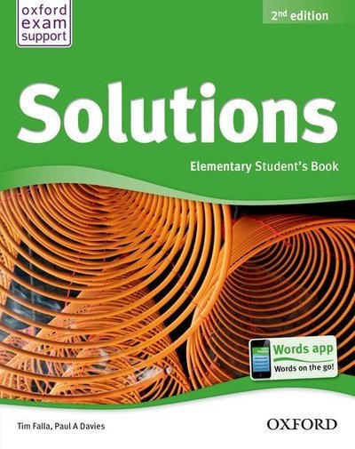 Cover for Oxford Author · Solutions: Elementary: Student's Book - Solutions (Pocketbok) [2 Revised edition] (2012)