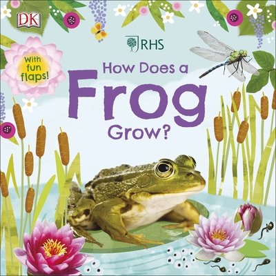 Cover for Dk · RHS How Does a Frog Grow? - Life Cycle Board Books (Tavlebog) (2020)
