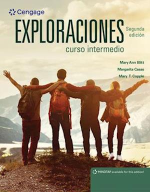 Cover for Mary Ann Blitt · Exploraciones curso intermedio + MindTap, 4 Terms Printed Access Card (Book) (2019)