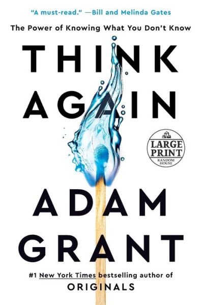Cover for Adam Grant · Think Again: The Power of Knowing What You Don't Know (Paperback Book) (2021)