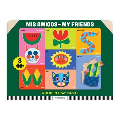 Cover for Mudpuppy · Mis Amigos-My Friends Wooden Tray Puzzle (SPILL) (2024)