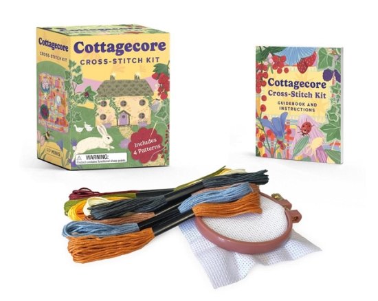 Cover for Sosae Caetano · Cottagecore Cross-Stitch Kit: Includes 4 patterns (N/A) (2024)