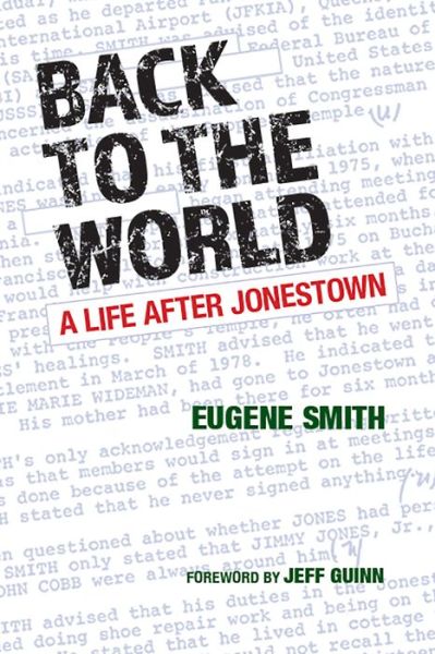 Cover for Eugene Smith · Back to the World: A Life after Jonestown (Paperback Book) (2021)