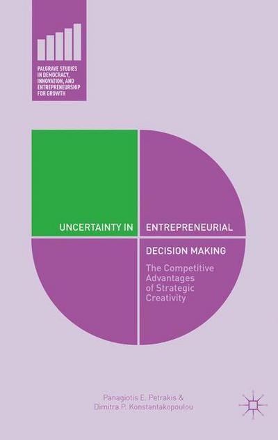 Cover for Panagiotis E. Petrakis · Uncertainty in Entrepreneurial Decision Making: The Competitive Advantages of Strategic Creativity - Palgrave Studies in Democracy, Innovation, and Entrepreneurship for Growth (Hardcover Book) (2015)