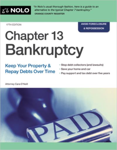 Cover for Cara O'Neill · Chapter 13 Bankruptcy (Bok) (2024)