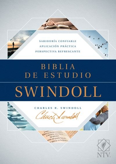 Cover for Tyndale · Biblia de Estudio Swindoll NTV (Tapa Dura, Azul, Índice)the Swindoll Study Bible NTV (Hardcover, Blue, Indexed) (Bog) (2021)