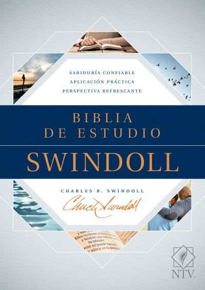 Cover for Tyndale · Biblia de Estudio Swindoll NTV (Tapa Dura, Azul, Índice)the Swindoll Study Bible NTV (Hardcover, Blue, Indexed) (Book) (2021)