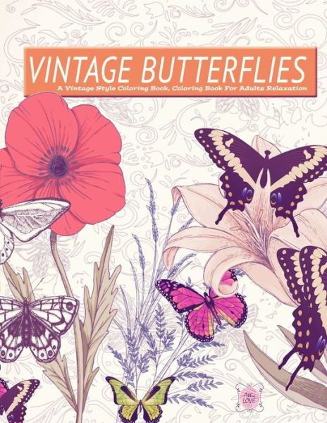 Cover for Attic Love · Vintage butterflies (Paperback Book) (2019)