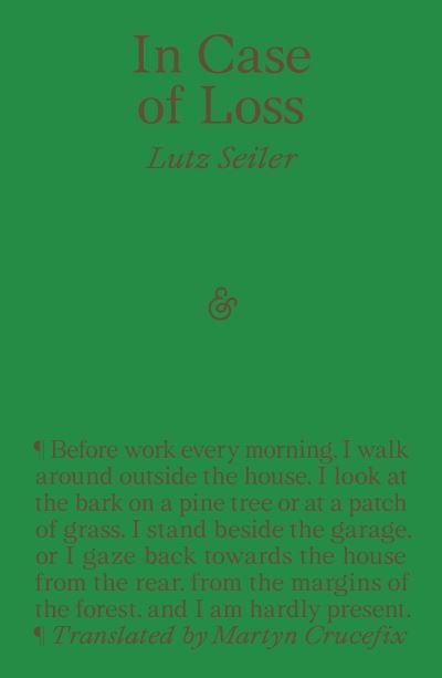 Cover for Lutz Seiler · In Case of Loss (Taschenbuch) (2023)