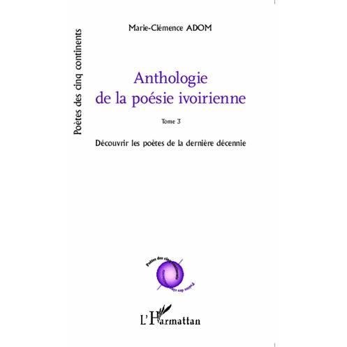 Cover for Marie-Clémence Adom · Anthologie de la poésie ivoirienne (Paperback Book) (2020)