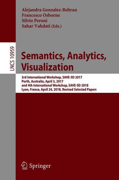 Cover for Semantics Analytics Visualization (Book) [1st ed. 2018 edition] (2018)
