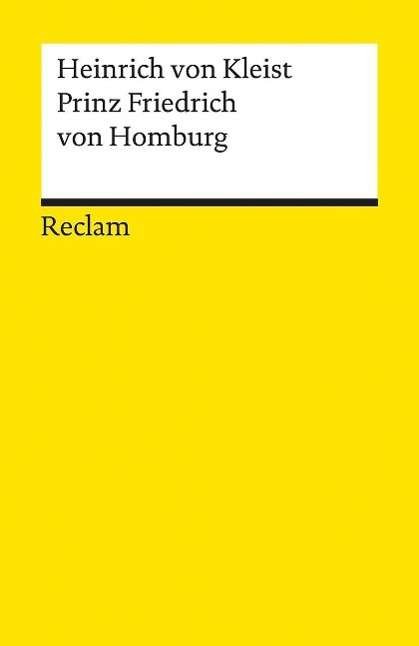 Cover for Kleist · Prinz Friedrich Von Homburg (Paperback Book)