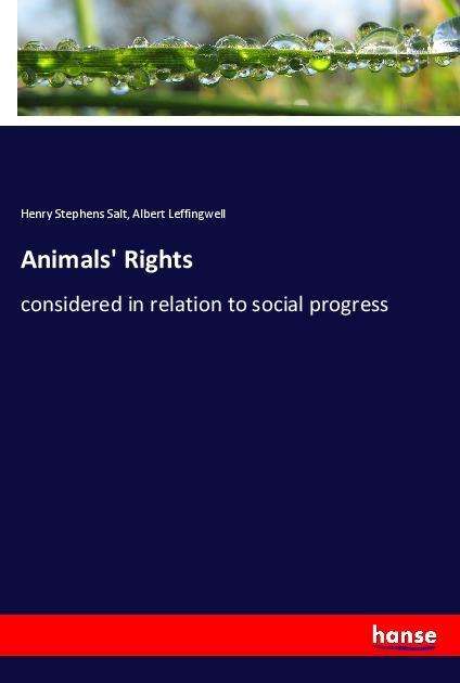 Cover for Salt · Animals' Rights (Book)