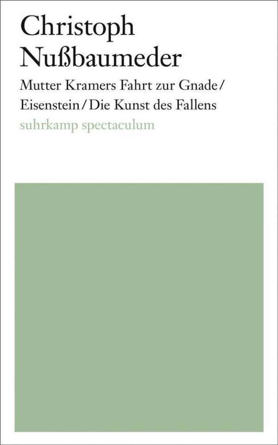 Cover for Christoph Nußbaumeder · NuÃŸbaumeder:mutter Kramers; eisenst.; kun (Book)