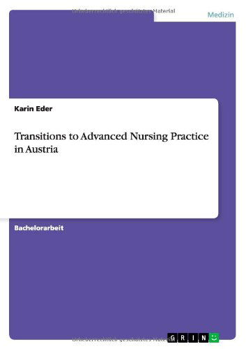 Cover for Karin Eder · Transitions to Advanced Nursing Practice in Austria (Paperback Book) [German edition] (2013)