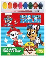 Cover for Schwager und Steinlein · Paw Patrol Malen nach Zahlen - Mit 8 Wasserfarben und Pinsel (Pocketbok) (2022)