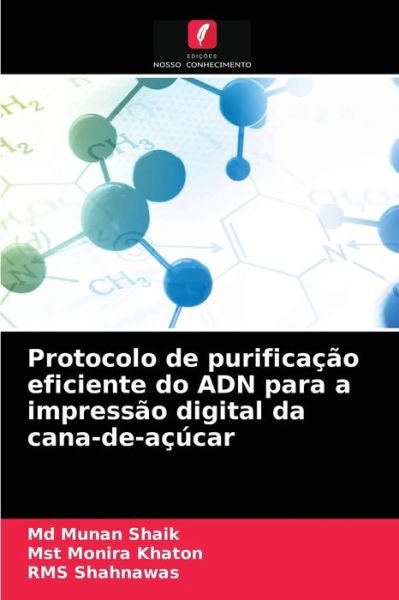 Cover for Munan Shaik · Protocolo de purificacao eficiente do ADN para a impressao digital da cana-de-acucar (Paperback Bog) (2021)