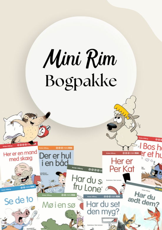 Cover for Kirsten Ahlburg · Mini Rim Bogpakke (Hardcover Book) [1e uitgave] (2023)