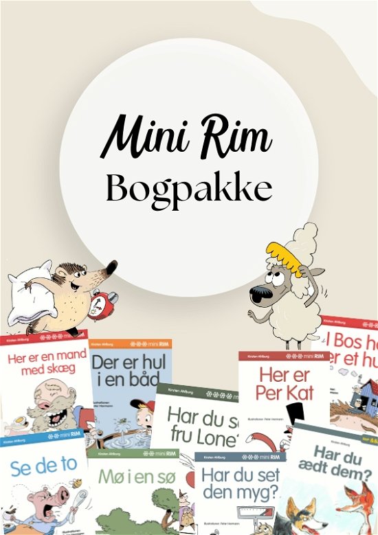 Mini Rim Bogpakke - Kirsten Ahlburg - Böcker - Straarup & Co - 9788775924783 - 1 mars 2023
