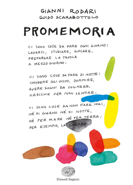 Cover for Gianni Rodari · Promemoria. Ediz. A Colori (Bok)