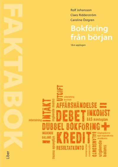 Cover for Caroline Östgren · Bokföring från början Faktabok (Bok) (2024)