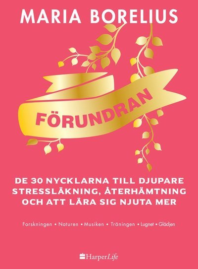Cover for Maria Borelius · Förundran : de 30 nycklarna till djupare stressläkning, återhämtning och att lära sig njuta mer (Bound Book) (2020)