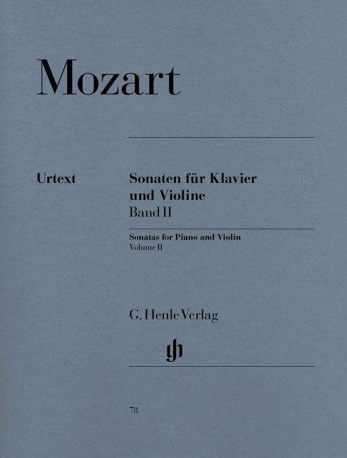 Sonaten f.Kl.u.Violine.02.HN78 - Mozart - Boeken - SCHOTT & CO - 9790201800783 - 6 april 2018