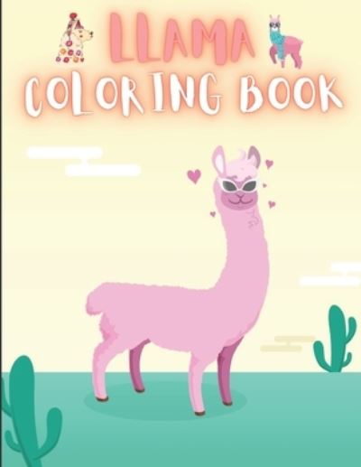 Cover for To The Point · Llama Coloring Book (Paperback Bog) (2020)