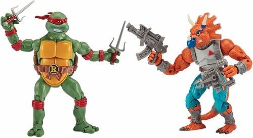 Cover for Playmates · Tmnt Classic Ralph vs Triceraton 2pk af (MERCH) (2022)