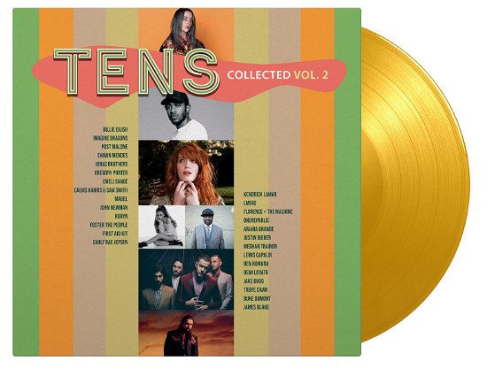 Cover for Tens Collected Vol. 2 (LP) [Yellow Vinyl edition] (2023)