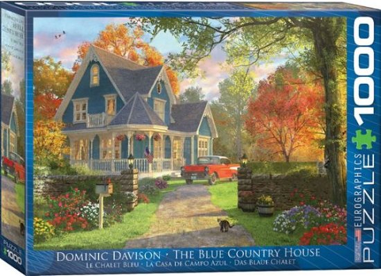 Cover for The Blue Country House · Dominic Davison (1000 Stukjes) (Jigsaw Puzzle) (2020)