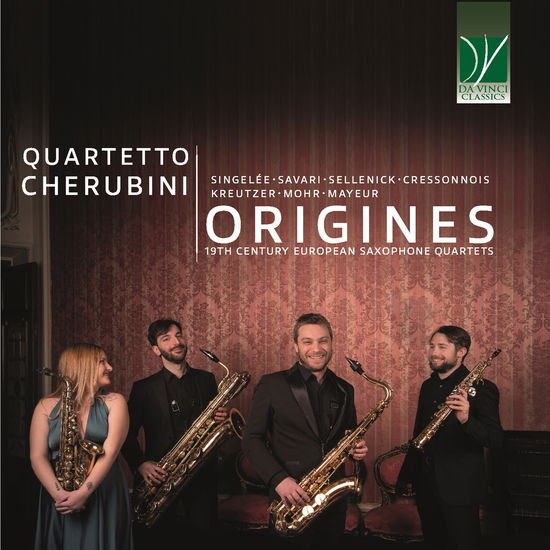Cover for Quartetto Cherubini · 19th Century European Saxophone Quartets (CD) (2023)