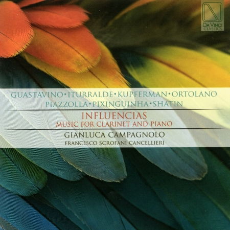 Cover for Campagnolo,gianluca / Cancelleri,francesco · Influencias: Music for Clarinet &amp; Piano (CD) (2017)