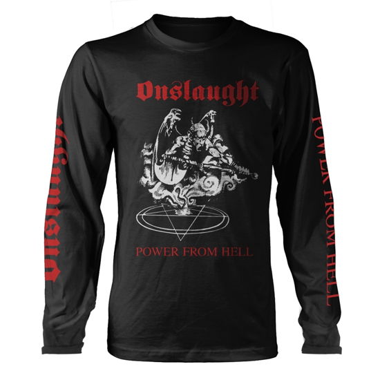 Cover for Onslaught · Power from Hell (Suéter / blusa) [size S] (2024)