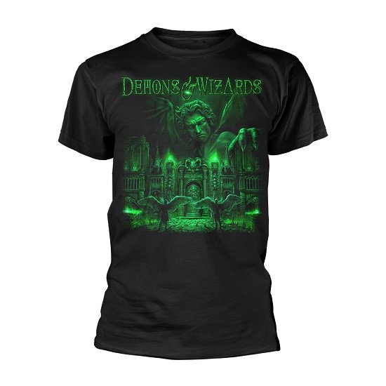 Cover for Demons &amp; Wizards · Dw III (T-shirt) [size S] [Black edition] (2020)