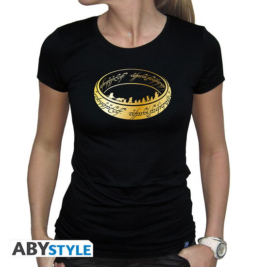 LORD OF THE RINGS - Tshirt One Ring woman SS bla - The Lord of The Rings - Gadżety - ABYstyle - 3665361081784 - 