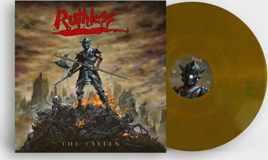 Cover for Ruthless · The Fallen (Orange / Blue Marbled Vinyl) (LP) (2024)