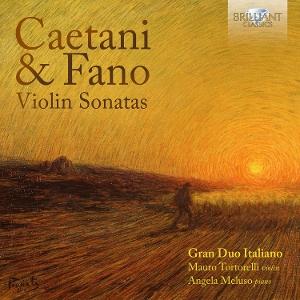 Cover for Gran Duo Italiano · Caetani &amp; Fano: Violin Sonatas (CD) (2025)