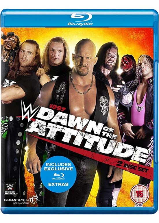 Cover for Wwe 1997  Dawn of the Attitude · Wwe: 1997 - Dawn Of The Attitude (Blu-ray) (2017)
