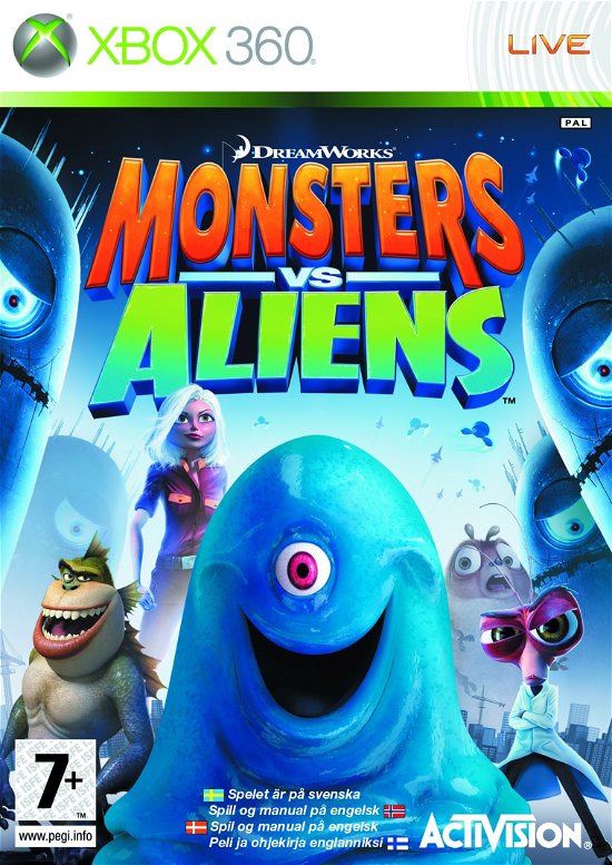 Monsters vs Aliens - Spil-xbox - Spil - Activision Blizzard - 5030917064784 - 27. marts 2009