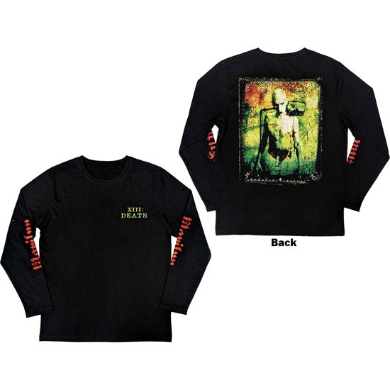 Cover for Marilyn Manson · Marilyn Manson Unisex Long Sleeve T-Shirt: Death (Back &amp; Sleeve Print) (TØJ) [size XXL]