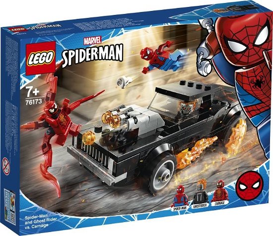 Cover for Spider · Lego: 76173 - Marvel Super Heroes - Spider-Man and Ghost Rider Vs. Carnage (Toys)