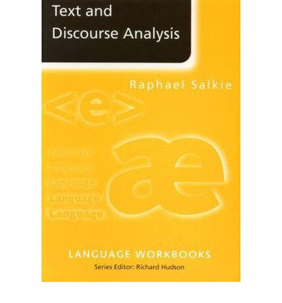 Cover for Raphael Salkie · Text and Discourse Analysis - Language Workbooks (Paperback Book) (1995)