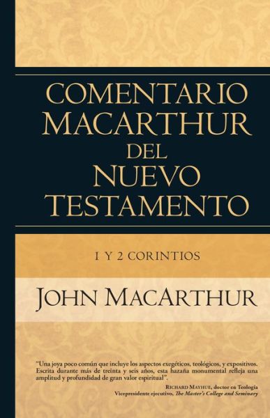 Cover for John Macarthur · 1 Y 2 Corintios (Hardcover Book) (2015)