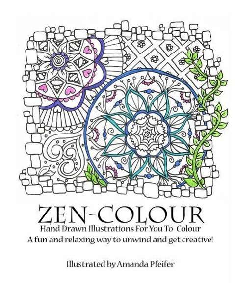 Cover for Amanda Pfeifer · ZenColour: Adult Colouring Book (Paperback Book) (2015)