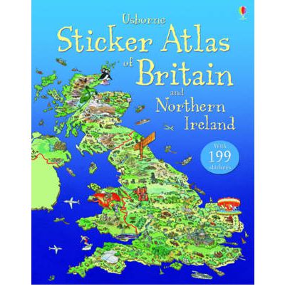 Cover for Fiona Patchett · Sticker Atlas of Britain and Northern Ireland - Sticker Atlases (Paperback Book) [New edition] (2012)