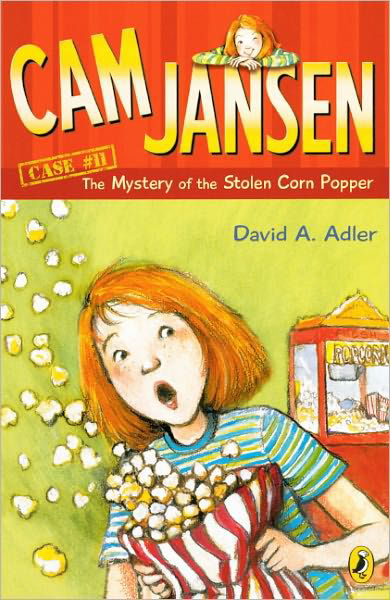 Cover for David A. Adler · Cam Jansen and the Mystery of the Stolen Corn Popper (Turtleback School &amp; Library Binding Edition) (Cam Jansen (Pb)) (Hardcover bog) (2004)