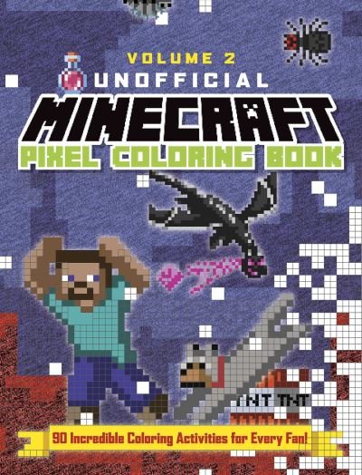 Cover for Andrews McMeel Publishing · The Unofficial Minecraft Pixel Coloring Book: Volume 2 (Paperback Book) (2024)